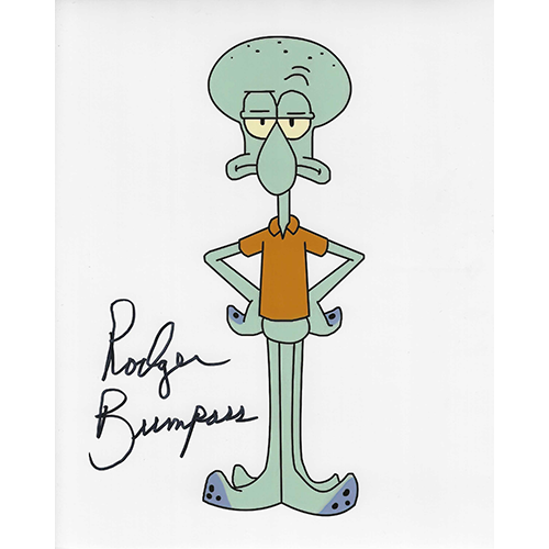 Rodger Bumpass Autographed 8"x10" Photo (SpongeBob SquarePants)